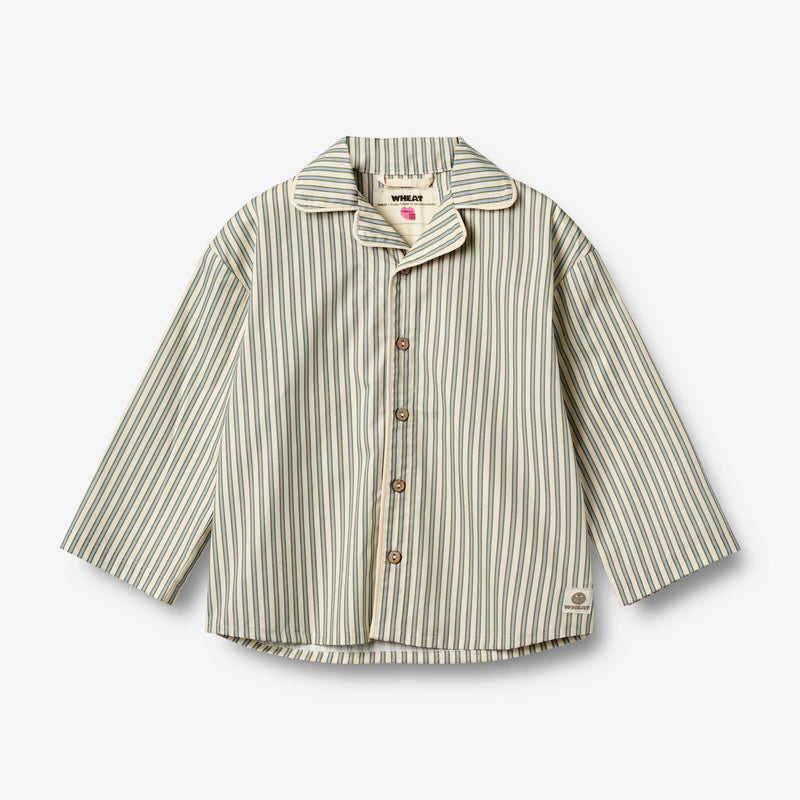 Wheat Collab Wheat x Pernille Teisbæk | Pajamas Bebbo Home 9453 soft stripe