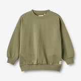 Wheat Collab Wheat x Pernille Teisbæk | Crewneck Momu Sweatshirts 4140 green