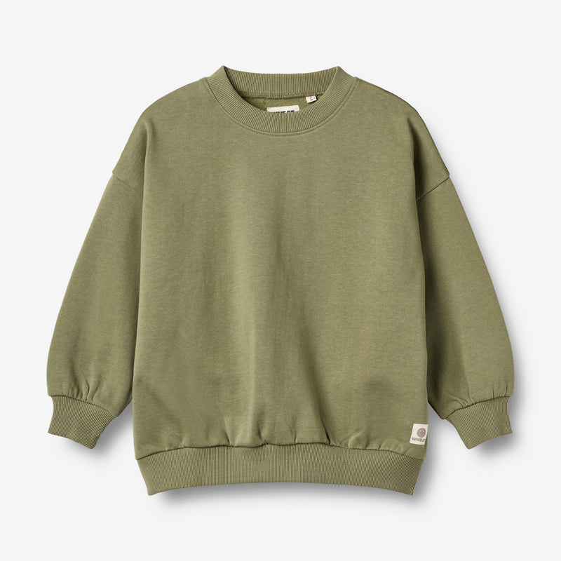 Wheat Collab Wheat x Pernille Teisbæk | Crewneck Momu Sweatshirts 4140 green