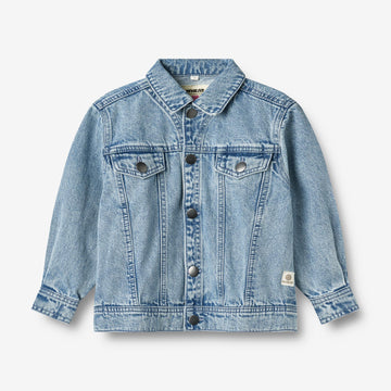 Wheat Collab Wheat x Pernille Teisbæk | Denim jacket Vive Jackets 1043 blue