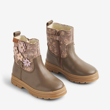 Wheat Footwear Winterboot Carmen Tex Winter Footwear 9676 dry wood snow flowers