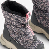 Wheat Footwear Winterboot Esme Winter Footwear 9670 dark charcoal flowers