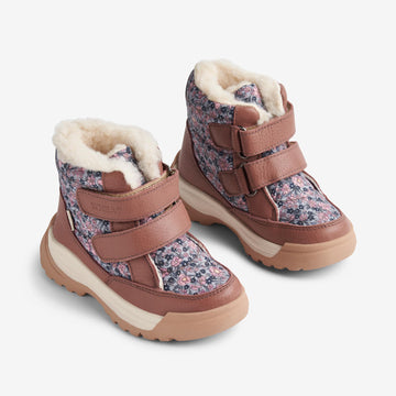 Wheat SMU Winterboot Millas Tex Winter Footwear 1177 purple tulips