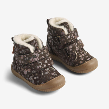 Wheat Footwear Prewalker Tex Støvle Snug Prewalkers 1130 dark brown flowers