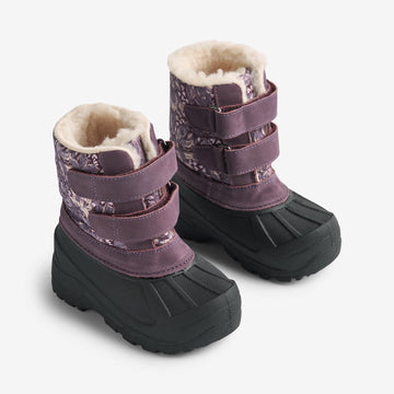 Wheat Footwear Vinterstøvle Thy Winter Footwear 1177 purple tulips
