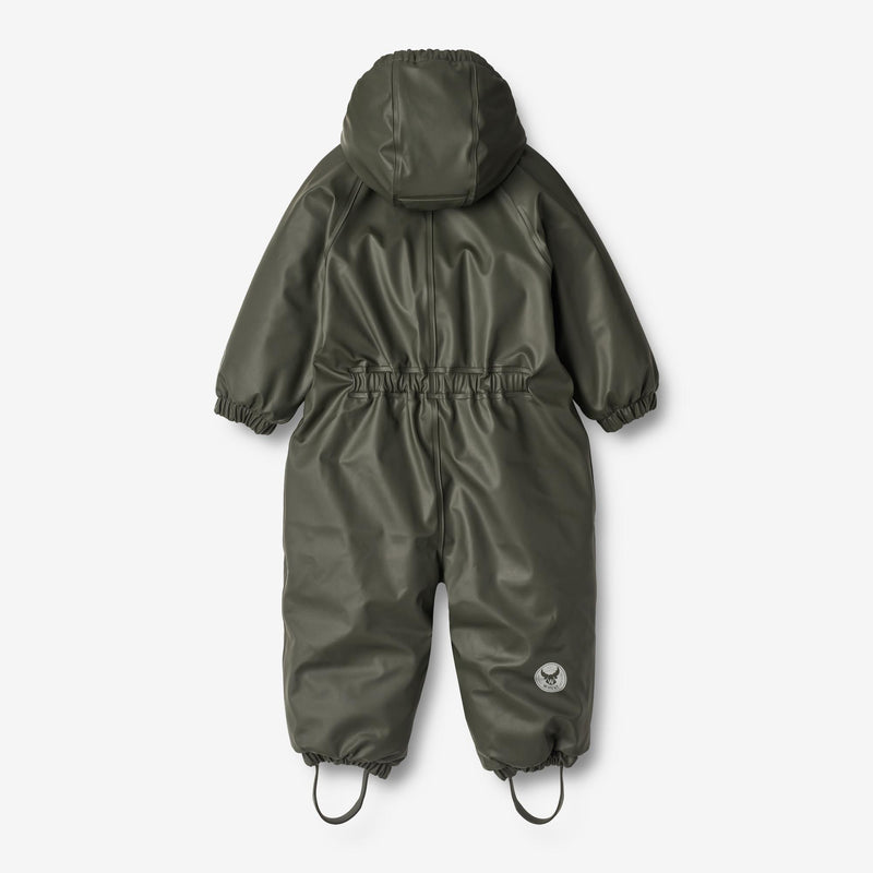 Wheat Outerwear Gummi Flyverdragt Evig | Baby Snowsuit 0025 black coal