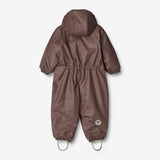 Wheat Outerwear Gummi Flyverdragt Evig | Baby Snowsuit 3118 eggplant