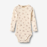 Wheat Main Wool Body L/S Lucca Body 3130 eggshell flowers