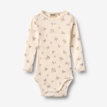 Wheat Main Wool Body L/S Lucca Body 3130 eggshell flowers