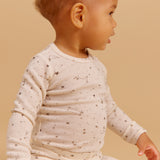 Wheat Main Wool Body L/S Lucca Body 9732 eggshell stars