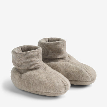 Wheat Outerwear Wool Fleece Booties Lei Accessories 3204 khaki melange
