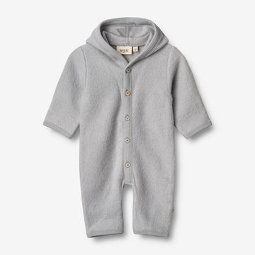 Wheat Wool  Uld Fleece Heldragt Ata | Baby Jumpsuits 1524 winter sky