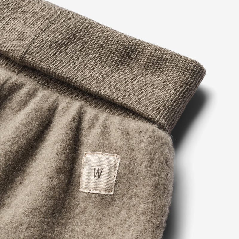 Wheat Wool Filtet Uld Bukser | Baby Trousers 0099 grey stone