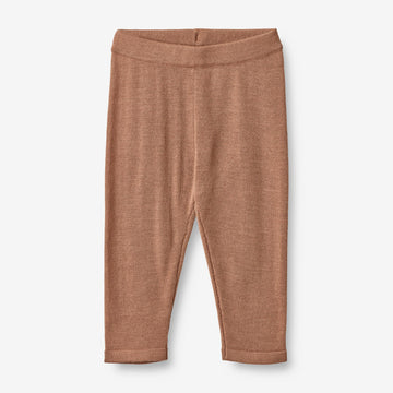 Wheat Main  Uld Strikbukser Neel | Baby Trousers 2121 berry dust