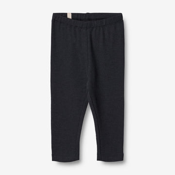 Wheat Wool  Uld Leggings | Baby Leggings 1432 navy