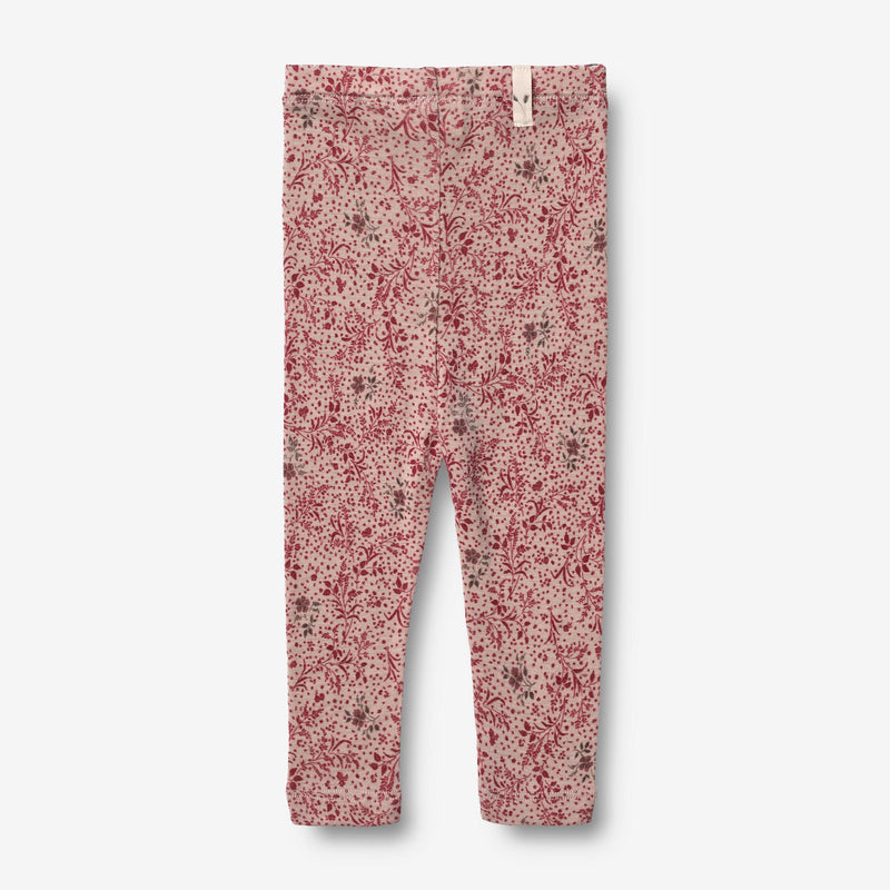 Wheat Wool  Uld Leggings | Baby Leggings 2392 cherry flowers