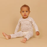 Wheat Main Wool Leggings Agi Legging 9732 eggshell stars