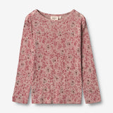 Wheat Wool Langærmet Uld T-shirt Jersey Tops and T-Shirts 2392 cherry flowers