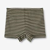 Wheat Wool Uld Boxershorts Avalon Underwear/Bodies 4142 green stripe