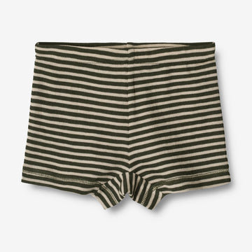 Wheat Wool  Uld Boxershorts Avalon Underwear/Bodies 4142 green stripe