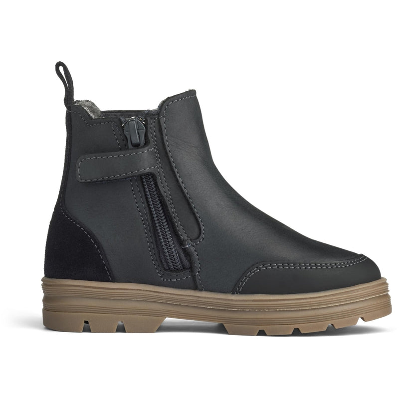 Wheat Footwear Benne Elastik Tex Støvle Winter Footwear 0033 black granite