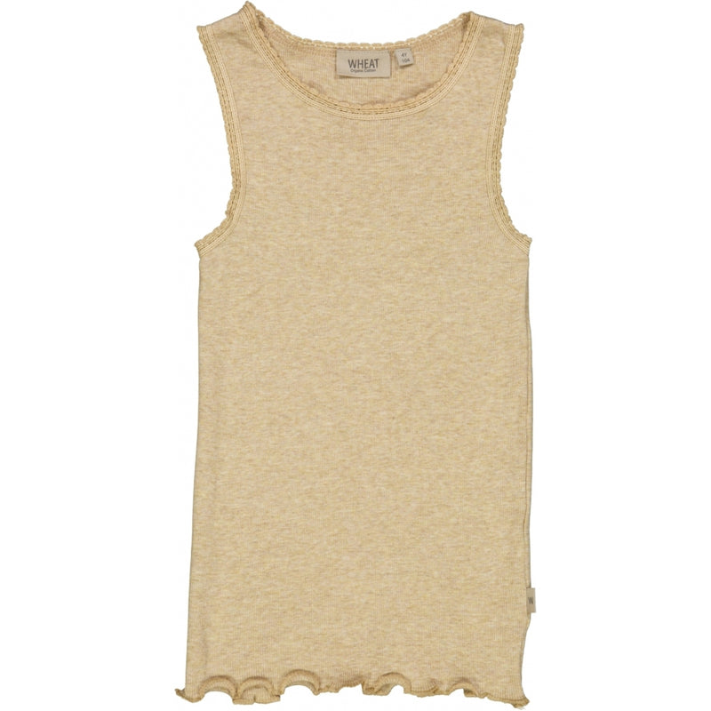 Wheat Blonde Rib Top Jersey Tops and T-Shirts 5410 dark oat melange