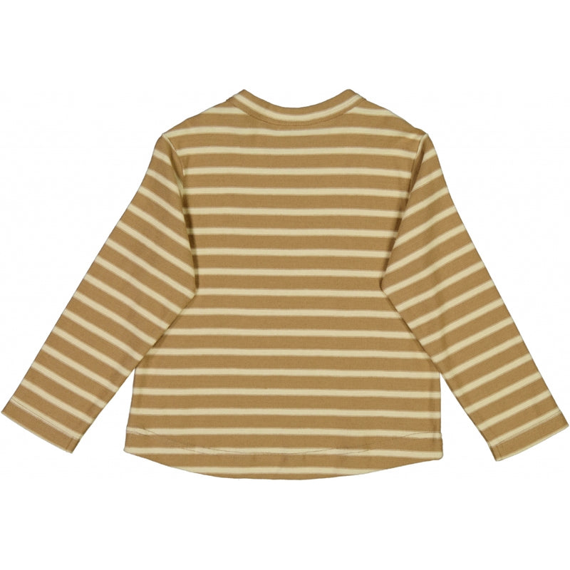 Wheat Crewneck Anton Sweatshirts 9205 cartouche stripe