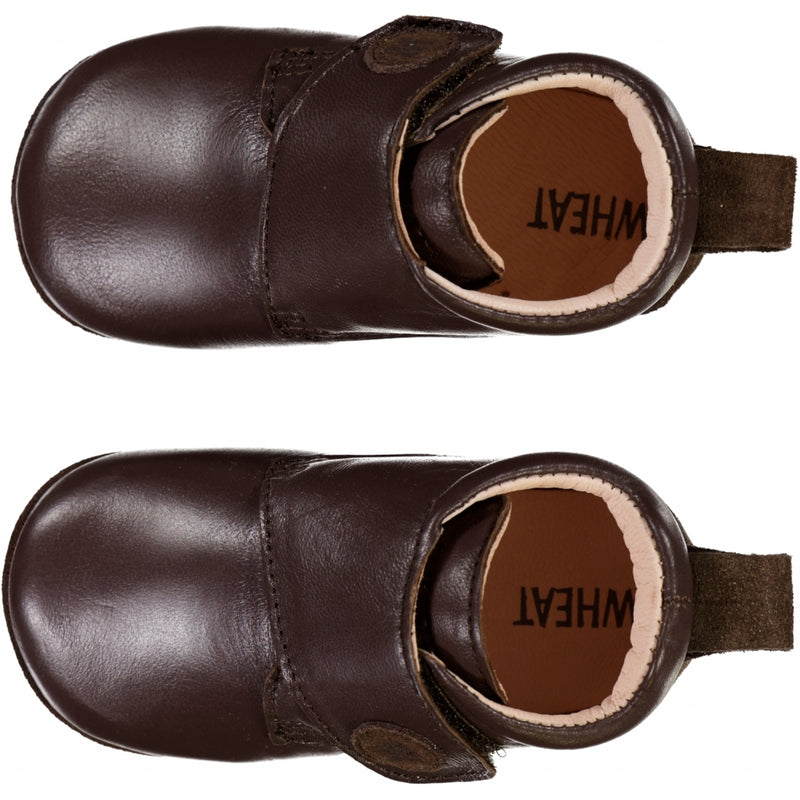 Wheat Footwear Dakota Indendørs Læder Sko Indoor Shoes 3000 brown