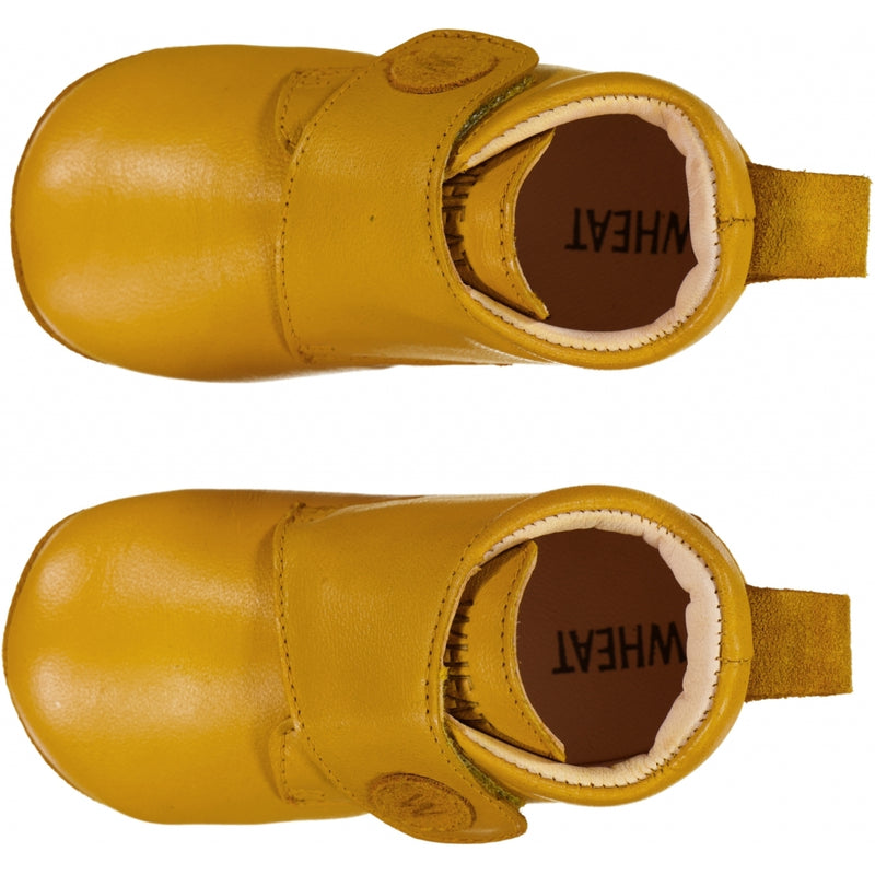 Wheat Footwear Dakota Indendørs Læder Sko Indoor Shoes 5120 Mustard