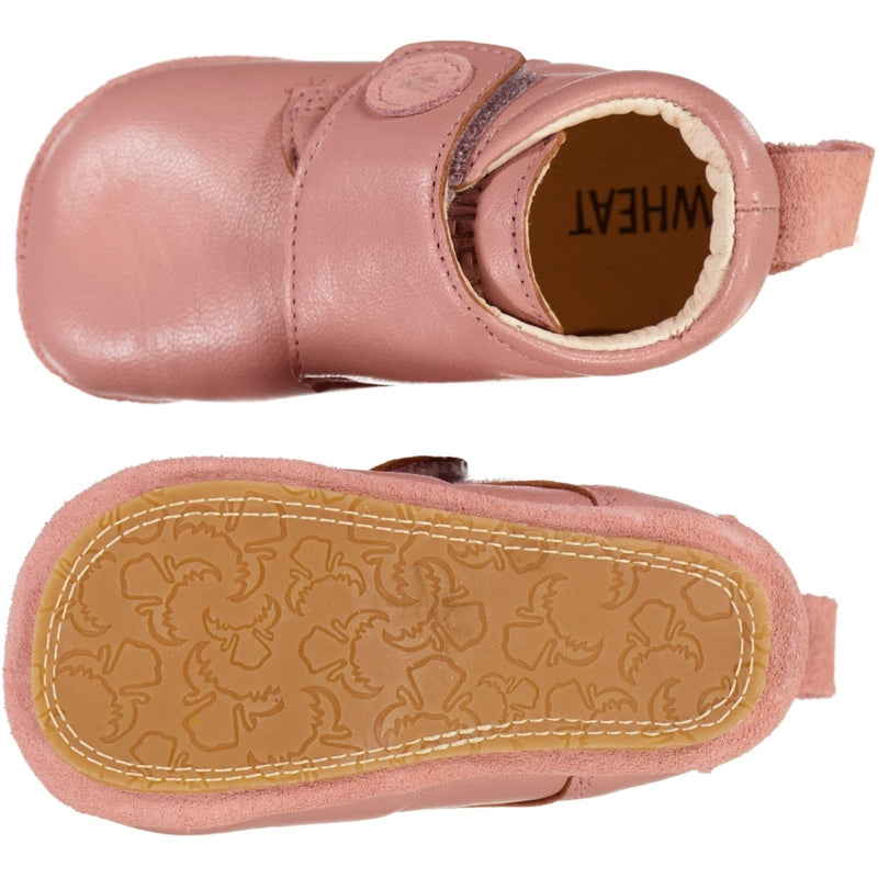 Wheat Footwear Dakota Indendørs Læder Sko Indoor Shoes 3047 cameo blush