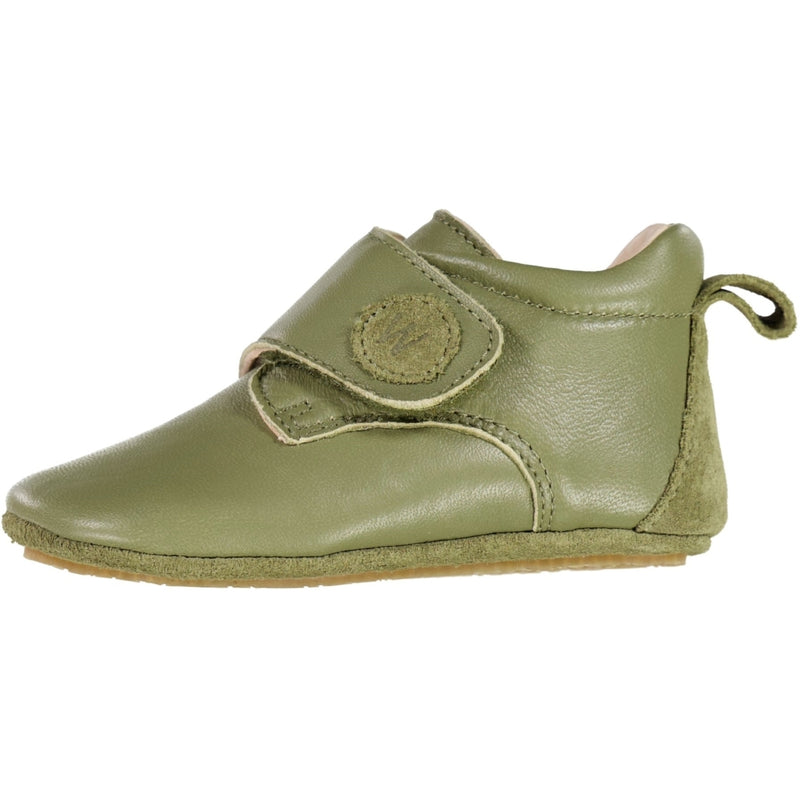 Wheat Footwear Dakota Indendørs Læder Sko Indoor Shoes 4121 heather green
