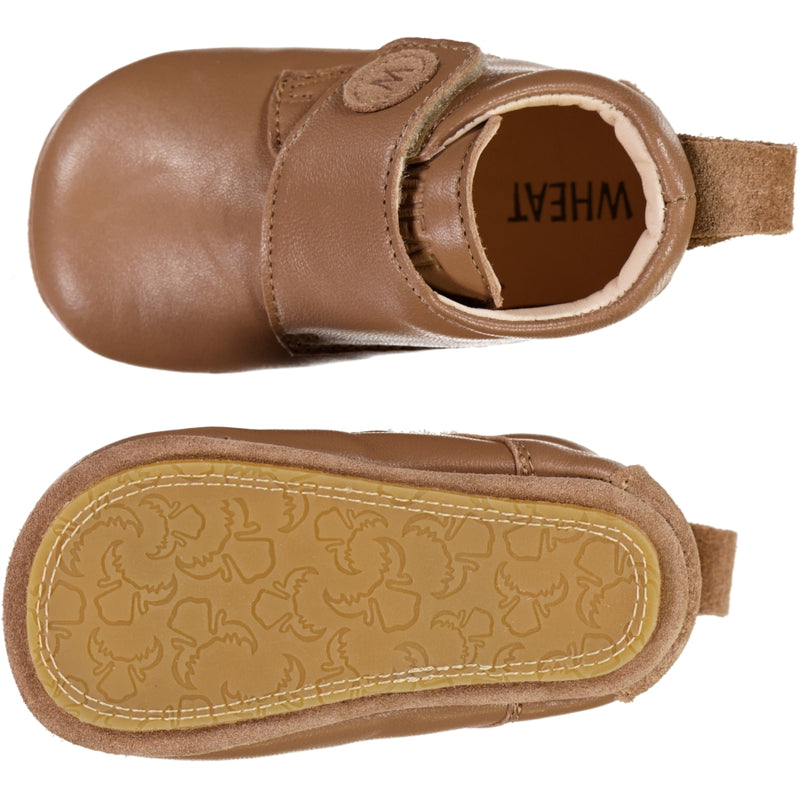 Wheat Footwear Dakota Indendørs Læder Sko Indoor Shoes 9208 cartouche brown