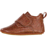 Wheat Footwear Dakota Printet Indendørs Sko Indoor Shoes 5305 amber brown flowers