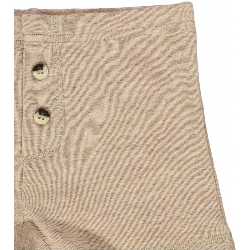 Wheat Wool Drenge Uld Boxershorts Underwear/Bodies 3204 khaki melange