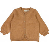 Wheat Wool Filtet Uld Cardigan Sweatshirts 3510 clay melange