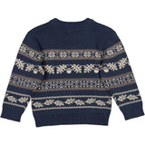 Wheat Jacquard Pullover Julius Knitted Tops 1451 sea storm