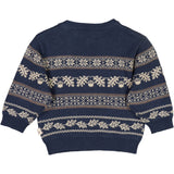 Wheat Jacquard Pullover Julius Knitted Tops 1451 sea storm