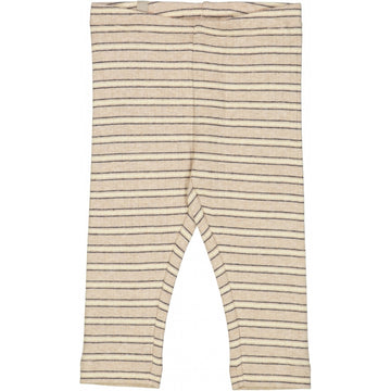 Wheat Main Jersey Leggings Leggings 5414 oat melange stripe