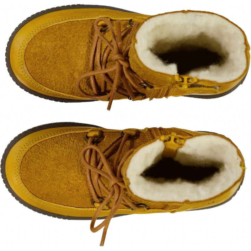 Wheat Footwear Kaya Tex Snøre Støvle Winter Footwear 5120 Mustard
