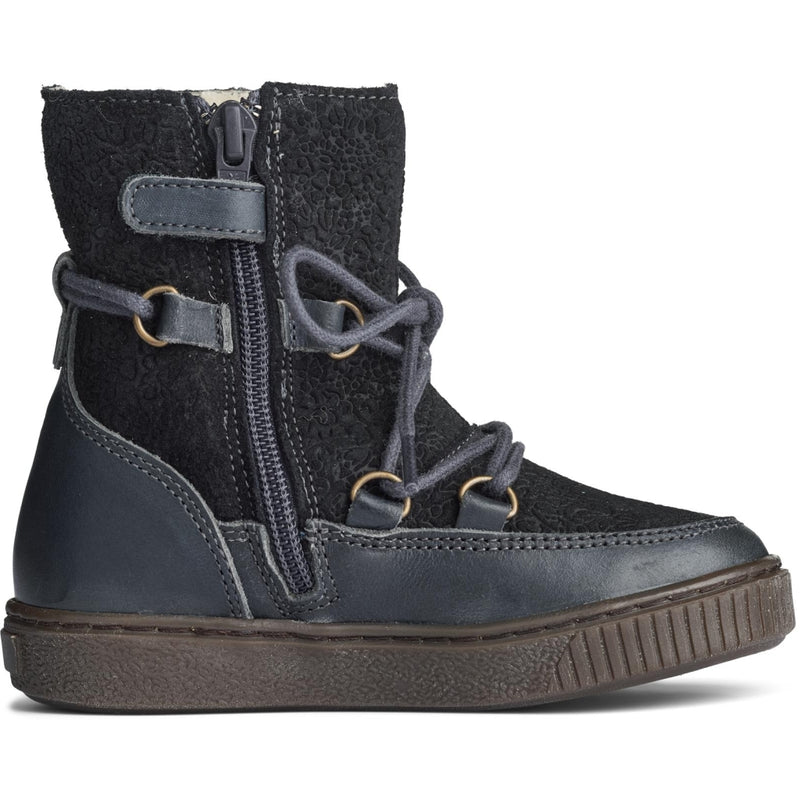 Wheat Footwear Kaya Tex Snøre Støvle Winter Footwear 0033 black granite