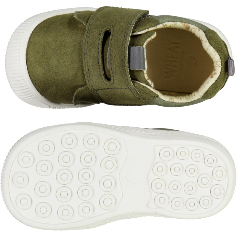 Wheat Footwear Kei Velcro Sko Prewalkers 4121 heather green