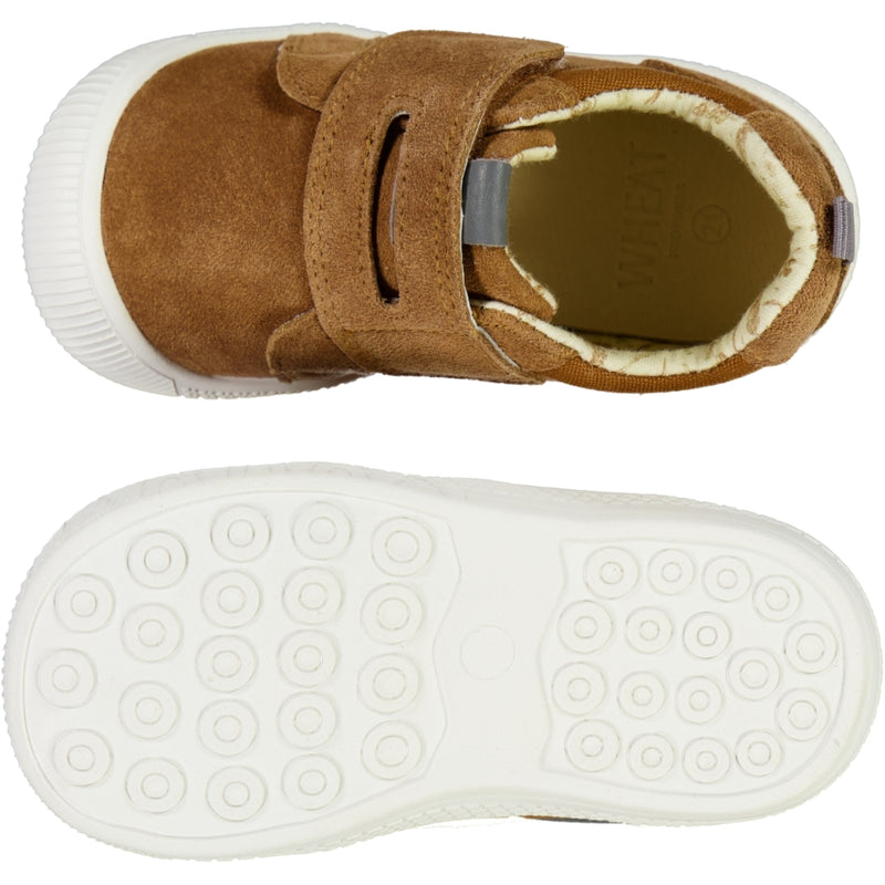 Wheat Footwear Kei Velcro Sko Prewalkers 5304 amber brown
