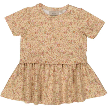 Wheat Main Kjole Adea Dresses 9044 barely beige small flowers