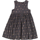 Wheat Main Kjole Eila Dresses 0035 black flowers