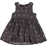 Wheat Main Kjole Eila Dresses 0035 black flowers