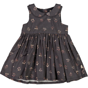 Wheat Main Kjole Eila Dresses 0035 black flowers