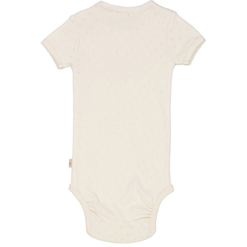 Wheat Main Kortærmet Blonde Body Underwear/Bodies 3129 eggshell 