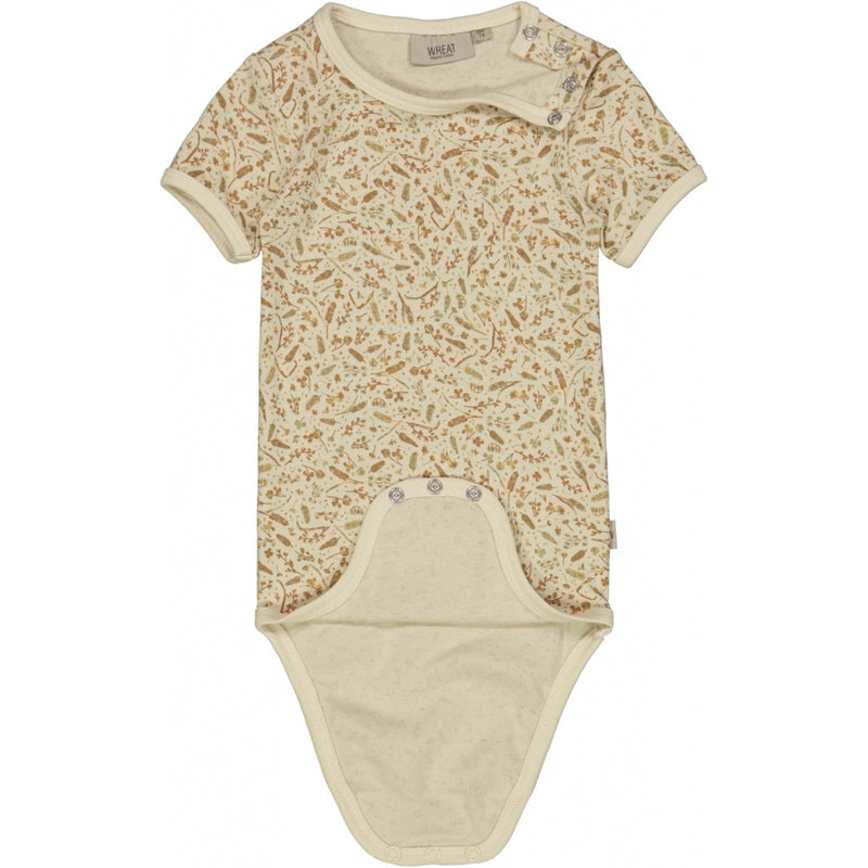 Wheat Main Kortærmet Body Underwear/Bodies 9300 grasses and seeds