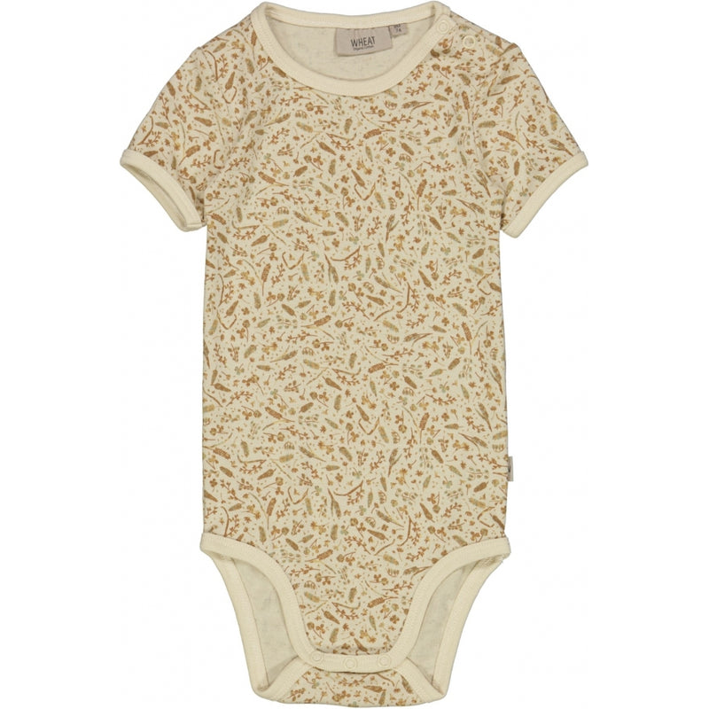 Wheat Main Kortærmet Body Underwear/Bodies 9300 grasses and seeds