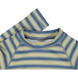 Wheat Langærmet Badebluse Dilan Swimwear 9088 bluefin stripe